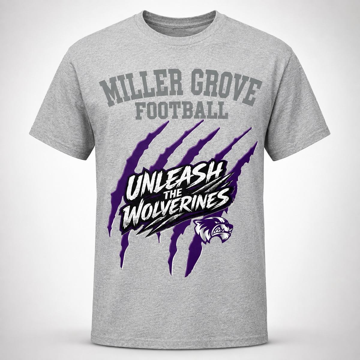 Miller Grove Unleash the Wolverines Tee