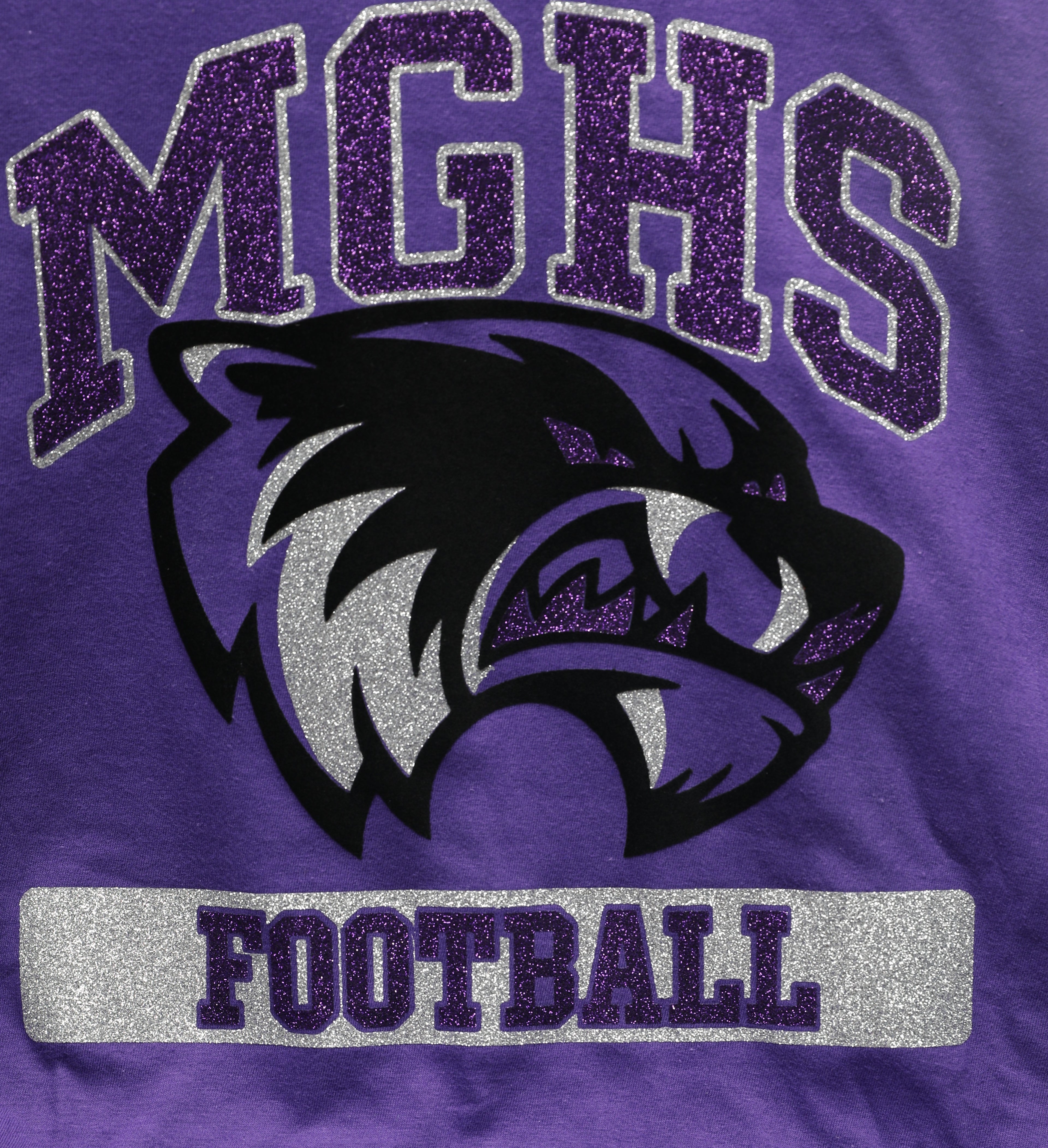 MGHS Football Glitter Tee