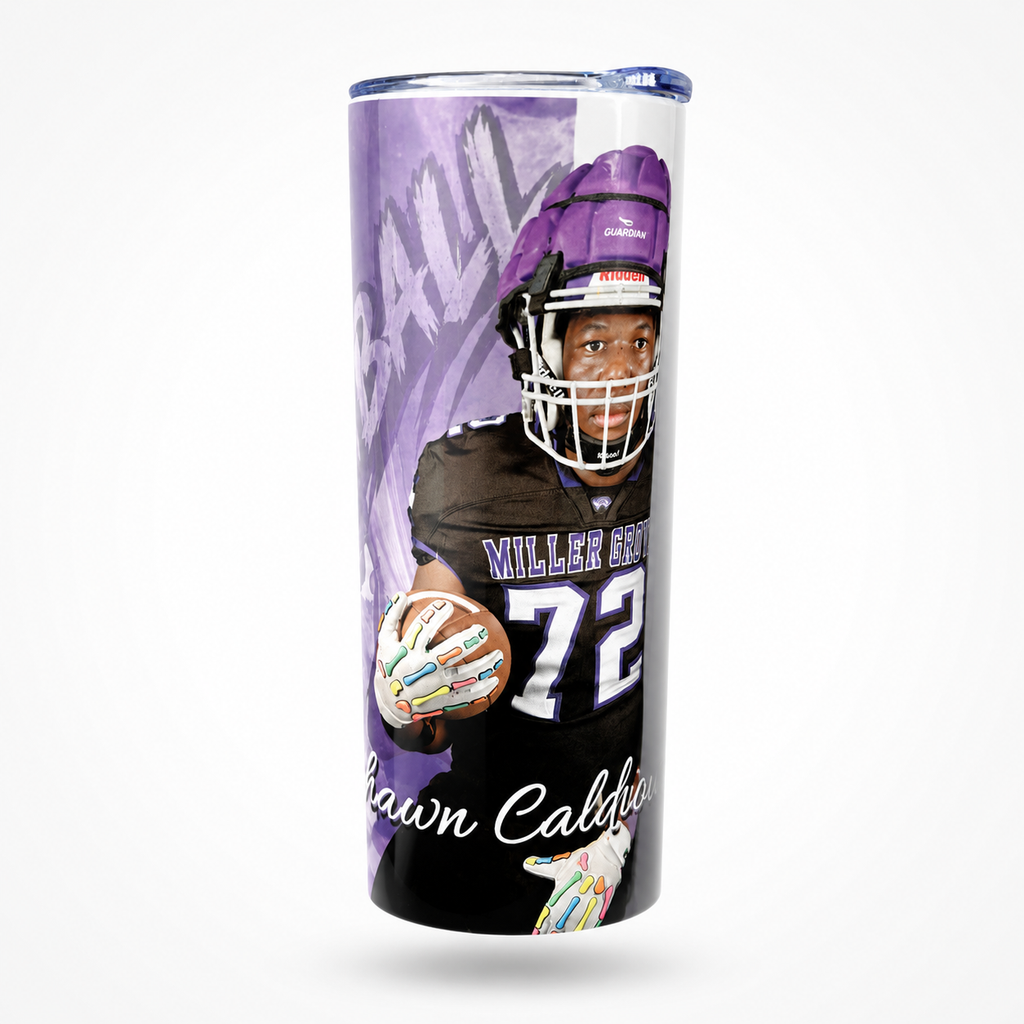 20 oz custom tumbler - senior design