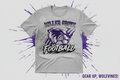 Miller Grove Wolverines Football Tee