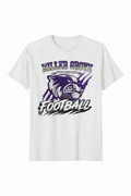 Miller Grove Wolverines Football White Tee Mockup